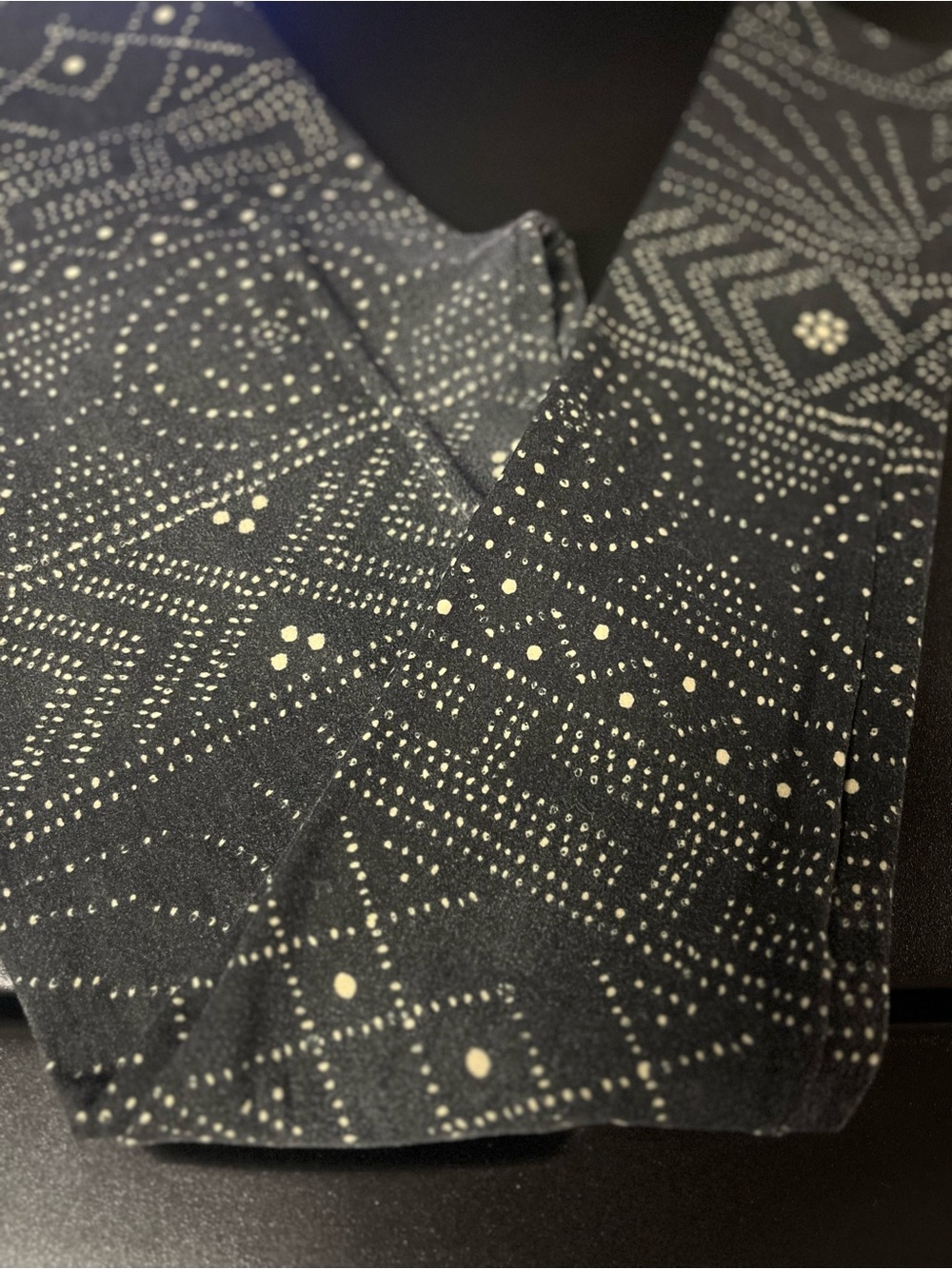 lululemon athletica Black Leggings with White Dot Print - Kids